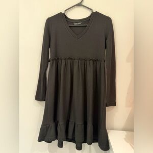 Black Long Sleeve Dress - maternity